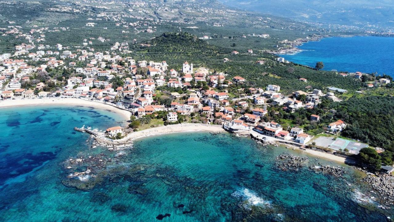 Minas Villa Stoupa Bagian luar foto